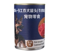 冠助K-9工作犬辅食鸡肉牛肉罐头